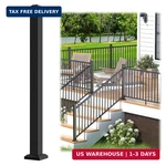 Egadis 2.56 In. X 39 Porch And Deck Railing Post With Screws, Alu. Fixed Price $104.98.