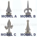 3/4" Cast Iron Spear Finial Spire Ornamental Fence Topper Wrought Box Qty. Fixed Price $78.00.