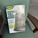 Ideaworks 9' Umbrella Table Screen. Fixed Price $17.26.