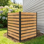 Naizea Air Conditioner Fence Screen Privacy Conditioning Cover Wood. Fixed Price $85.99.