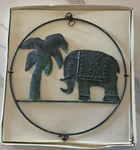 Lucky Elephant Garden Stake Pier 1 Metal Cute!. Fixed Price $40.00.