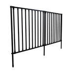 Zippity Fence Panels White Poly-steel Spaced Picket No Dig 3FT X3.5FT 2-PACK. Fixed Price $97.74.