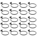 Qtjust 4IN 20PACK Wall Flower Pot Holder Ring Hanger, Metal Planter Hooks. Fixed Price $69.52.