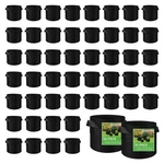 New Best Litlandstar 50 Pack 1 Gallon Plant Grow Bags, Breathable Felt Non-woven. Fixed Price $66.70.