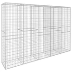 Gabion Wall With Cover Galvanized Steel Metal Mesh Hardware Fence Panel Vidaxl. Fixed Price $292.99.