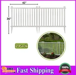 Zippity Outdoor Products ZP19037 No Dig Baskenridge Semi-permanent Vinyl Fence,. Fixed Price $96.41.