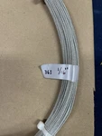 1/16 Inch Galvanized Steel Uncoated Wire Rope 806320 Everbilt 96LBS Cap (363FT). Fixed Price $61.65.