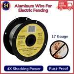 Fi-shock 17 Gauge Aluminum Wire For Electric Fencing 250 Ft Spool, Rust Proof. Fixed Price $9.12.