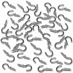 Hulless Pcs 1/2 Inch Metal Cup Hooks Ceiling (100 Count), Silver. Fixed Price $9.11.