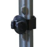 (125)-DARE Snap-on Black Polyethylene Electric Fence Insulator SNUG-STP-25B. Fixed Price $48.89.