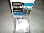 Everbilt 2-3/8 In Galvanized Corner Post Kit 1005 117 424 (no Cap). Fixed Price $24.95.