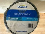 Coolaroo Heavy-duty Shade Fabric 6FT X 15FT Graphite 90% Uv Block #457785. Fixed Price $99.95.