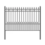 Aleko Diy Garden Yard Privacy Steel Fence Panel 5.5'X5' Venice Style. Fixed Price $399.00.