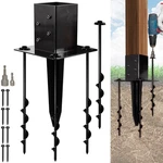 16 No-dig 4 Ground Spike Post Anchors Powder-coated Steel, Includes Co.... Fixed Price $75.11.