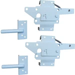 Vinyl Fence Gate Latch (white/black) By Nationwide Industries Lot Of 2. Fixed Price $44.90.