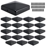Patioer 4X4 Post Caps 20PCS Galvanized Steel Fence Decking Actual 3.5"X3.5". Fixed Price $51.59.
