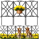 Panels Fence 10FT Metal No Dig Rustproof Amagabeli Garden Home. Fixed Price $70.99.