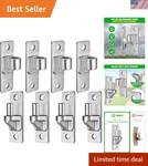 Hot-dip Galvanized Steel Gate Hinges, 4 Pack, Perfect Fit For All Posts. Fixed Price $106.99.