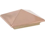 Deckorators 6 In. X Plastic Top, Cedar Base Press-on Post Cap 72219. Fixed Price $39.95.