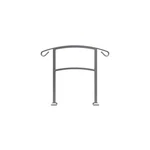 Barrette Outdoor Living 37"X41" Aged Bronze 3-STEP Aluminum Rail Kit Unassembled. Fixed Price $241.58.