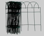 Panacea Green Garden Fence Edging Wire Scroll Arch Bed Walkway Border 20' X 14". Fixed Price $33.99.