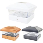8 Black Copper White 5 X Solar Post Deck Cap Lights Outdoor Fence Lamp Vinyl. Fixed Price $49.95.