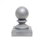 Cast Iron Ball Fence Finial Square Caps Topper For X 3" Posts 4 Pieces. Fixed Price $35.00.