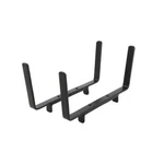 Achla 10" Flower Box Bracket For 2X6 Railing, Black Powdercoat BGK-14-21. Fixed Price $54.99.