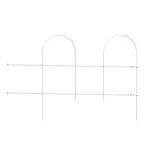 Origin Point Garden Craft Round Folding Border Fence, White, 10'L X 10". Fixed Price $22.01.