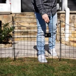 Zippity 25" Black Metal Fence Set - 4 Panels + Gate For Garden & Pets. Fixed Price $183.99.