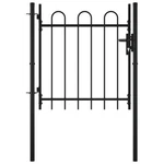 Single Door Fence Gate With Hoop Top 39.4"X29.5". Fixed Price $168.90.