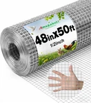 Amagabeli Hardware Cloth 1/2 Inch 48INX50FT TRUE19 Gauge Chicken Wire Double .... Fixed Price $87.58.