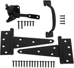 Wood Gate Hardware Set- Heavy Duty 6" Tee Hinge,pull Kit. Fixed Price $18.99.