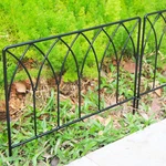Pack Decorative Fence Metal Garden 16IN X 7.5FT Panel Set Animal Barrier. Fixed Price $83.99.