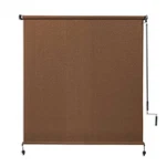 Coolaroo Ourtdoor Mocha Outdoor Roller Shade 4FT X 6FT. Fixed Price $49.99.