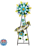 Teresa's Collections Hummingbird Garden Solar Stake, Wind Spinner Yard Art Si. Fixed Price $44.99.