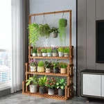 3 Tier Plant Shelf Hanging Bar Stand Flower Rack For Garden Patio Balcony. Fixed Price $41.90.