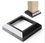 Ajovw 3 Pcs 6"X6" (actually 5.5"X 5.5") Aluminium Post Base Cover For Gazebo. Fixed Price $49.98.