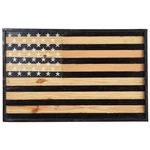 American Wood Flag Wall Decor 36" X 24" Nearly Natural Rustic Hand Painted. Fixed Price $50.00.