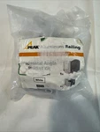 Peak 36950 White Aluminum Deck Railing Horizontal Angle Bracket Kit. Fixed Price $26.00.