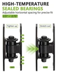 2 Pack 7"INCH Heavy Duty Gate Hinges 1100LBS Capacity - Bolt On/weld Steel Us. Fixed Price $42.99.