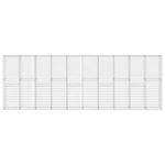 Gabion Wall With Covers Stone Planter Outdoor Garden Galvanized Steel Vidaxl. Fixed Price $938.99.