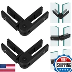 Gyykzz Adjustable Glass-to-glass Clamp 2-PACK 90-270 Matte Black Railing. Fixed Price $41.69.