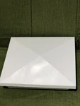 Barrette Outdoor Living Post Top Pyramid New Style White 5" X. Fixed Price $5.99.