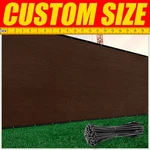Colourtree Brown 4' Fence Privacy Mesh Custom Size Feet. Fixed Price $265.19.
