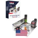 Pit Posse 609 Work Station Fold Flip Out Tray Cabinet Shelf - Garage Shop. Fixed Price $104.65.