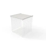Enclo Privacy Screens Liberty Lattice White Vinyl Solid Rooftop Water Resistant. Fixed Price $91.22.