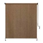 Coolaroo Exterior Roller Shade Walnut Fade Resistant Fabric 48 In. 96. Fixed Price $62.70.