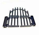 Lego Black Gate Castle New Garden Arch Spikes Cemetary Elve Fortress With Hinges. Fixed Price $6.99.