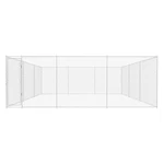 Outdoor Dog Kennel Large Crate Cage Playpen Galvanized Steel Vidaxl. Fixed Price $921.99.